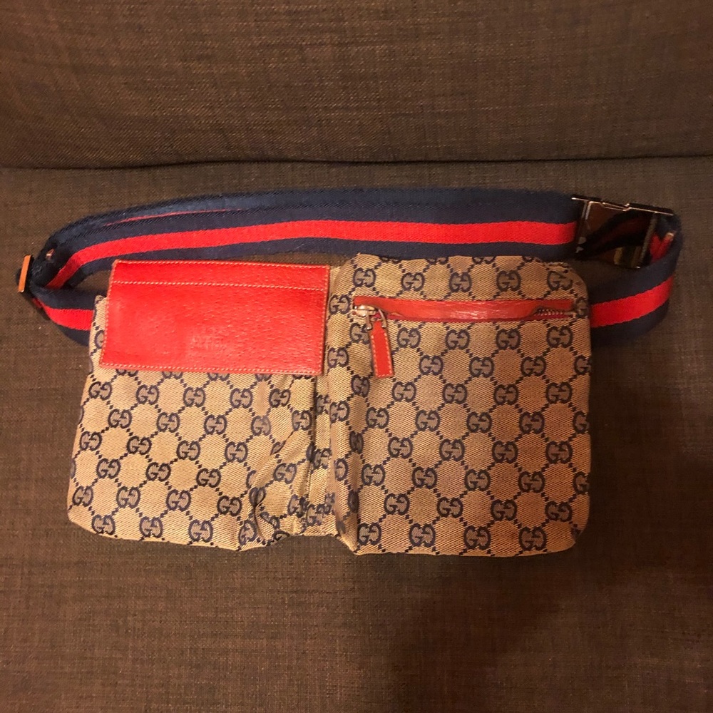 Gucci Belt Sherry Monogram Fanny Pack